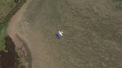 Google Maps Disco Plane