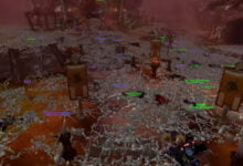 Skeletons litter Orgrimmar in World of Warcraft