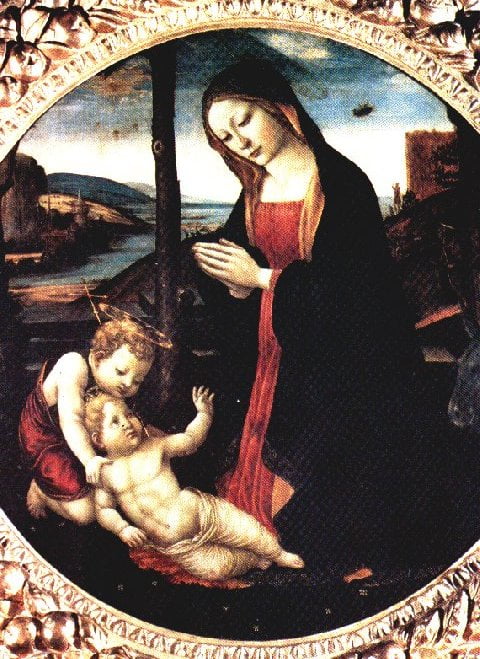 The Madonna with Saint Giovannino painting