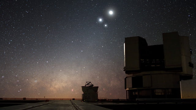 "Celestial Conjunction at Paranal"