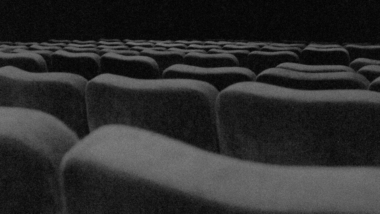 A row of seats at a theatre