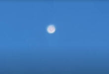 A bright orb-like object spotted over Pakistan